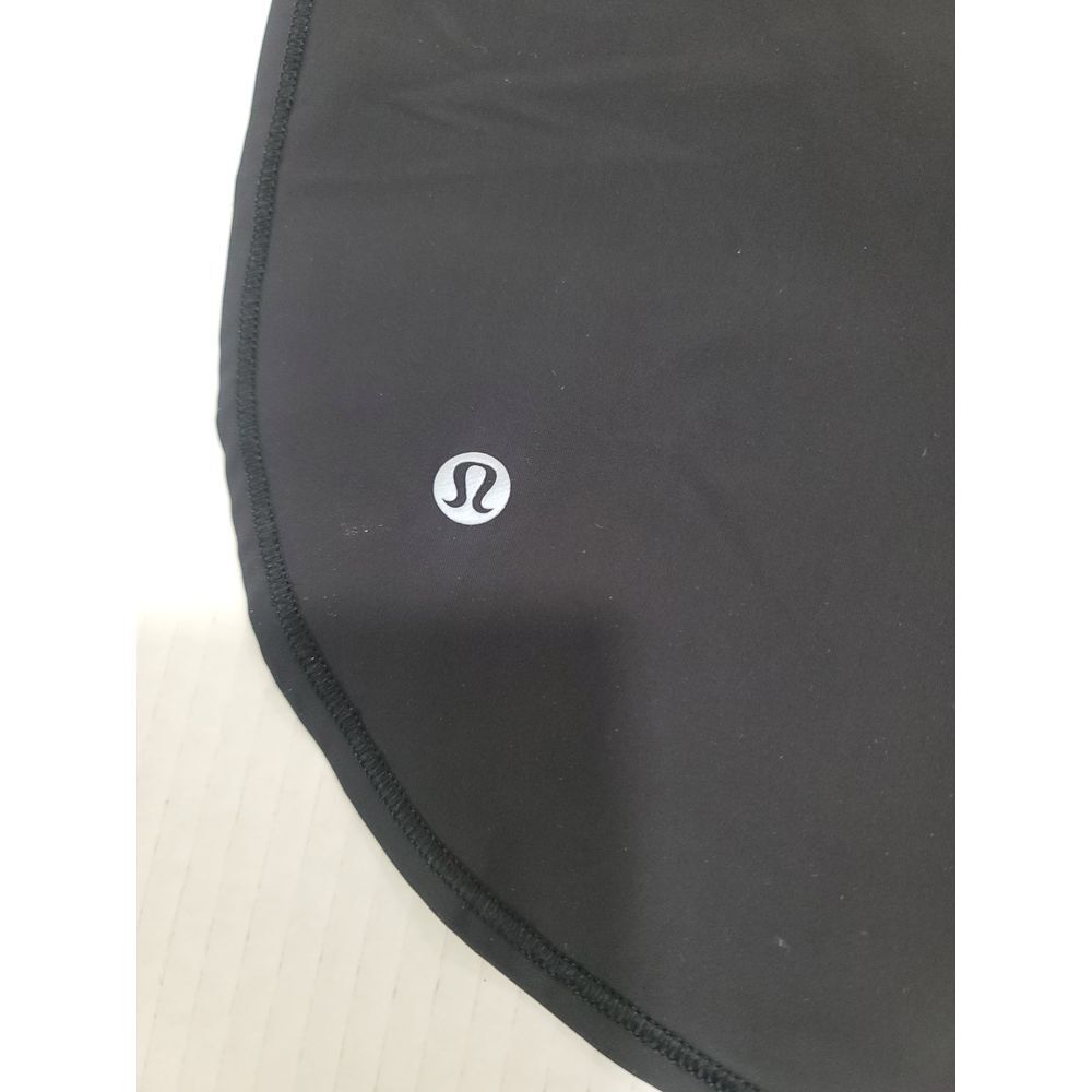 Lululemon Women's Twist and Train Black Side Slits Sheer upper Tank Top Size 2-4 - Picture 6 of 7